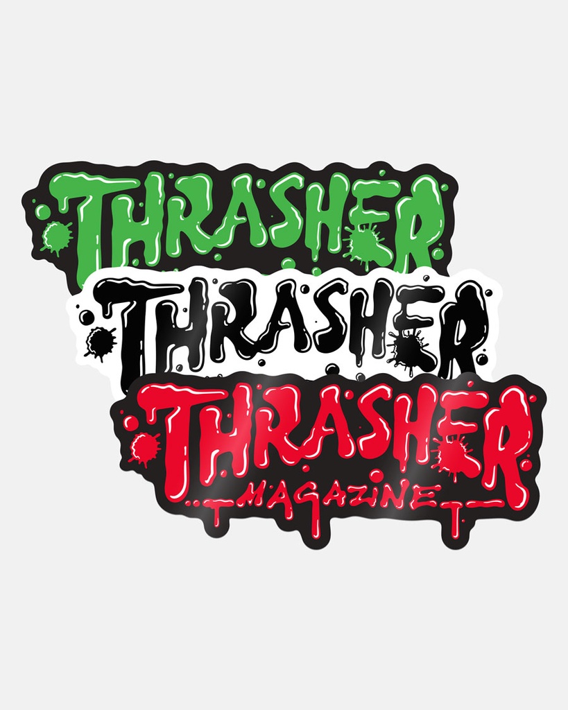 THRASHER WET PAINT STICKER
