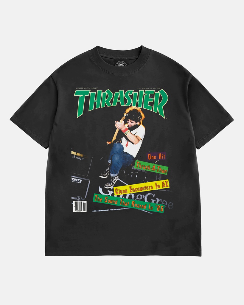 THRASHER FEBRUARY 1987 VINTAGE BLACK SS L