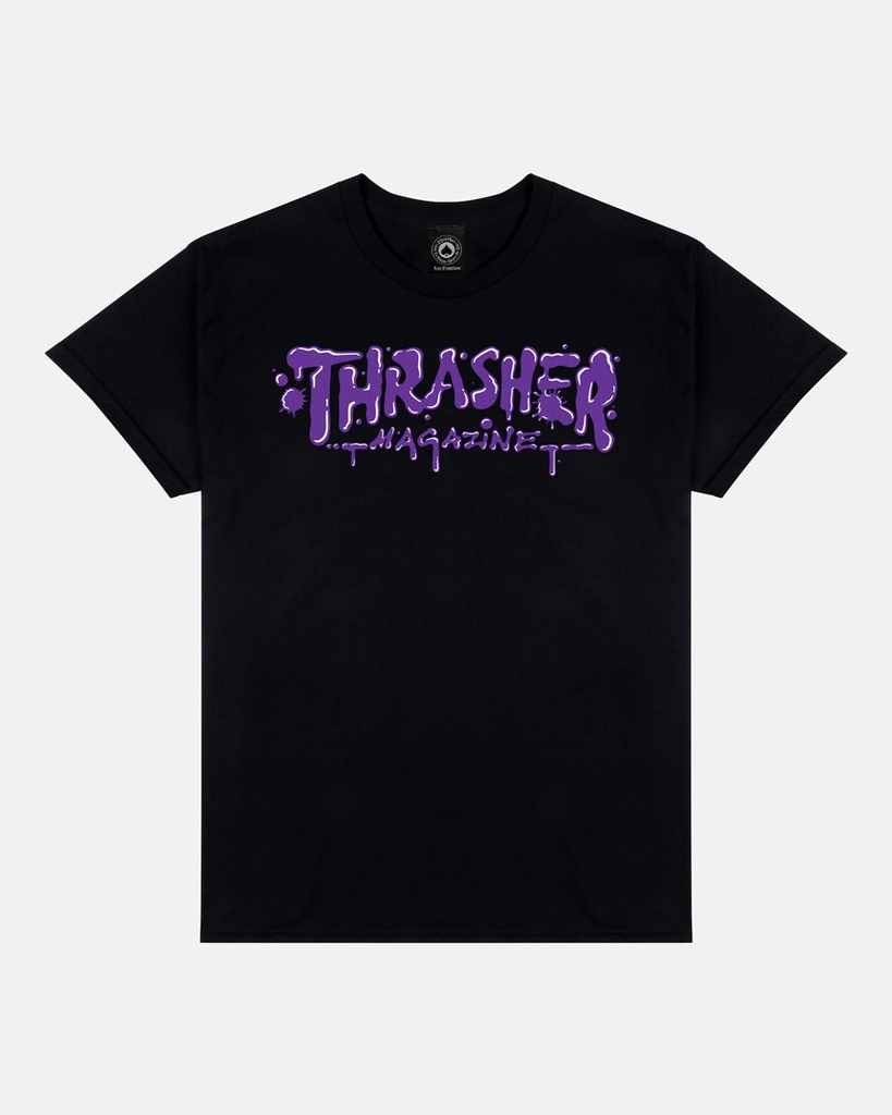 THRASHER WET PAINT BLACK SS XL