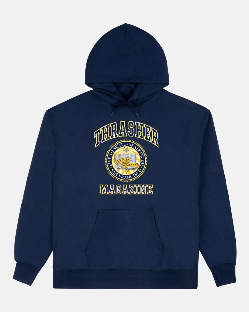 THRASHER DROPOUT NAVY HD/SWT L