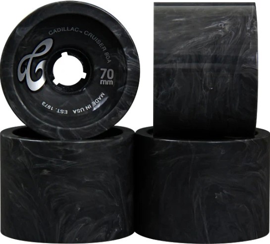 CADILLAC CRUISERS SMOKE MARBLE 70MM 80A (Set of 4)