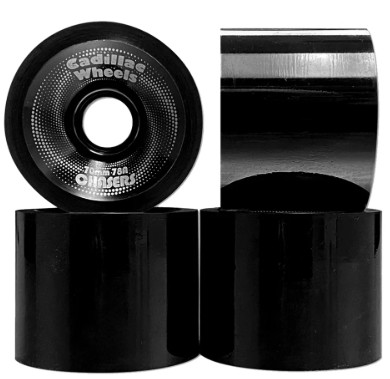 CADILLAC CHASERS BLACK 70MM 78A (Set of 4)