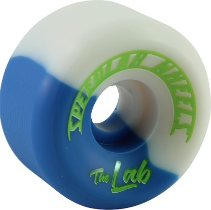 SPEEDLAB WHEELS THE LAB BLUE/WHITE SPLIT 56MM 99A (Set of 4)