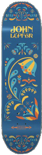 STEREO JOHN LUPFER FLORAL DECK 8.50