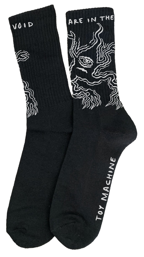 TOY MACHINE VOID SOCKS BLACK