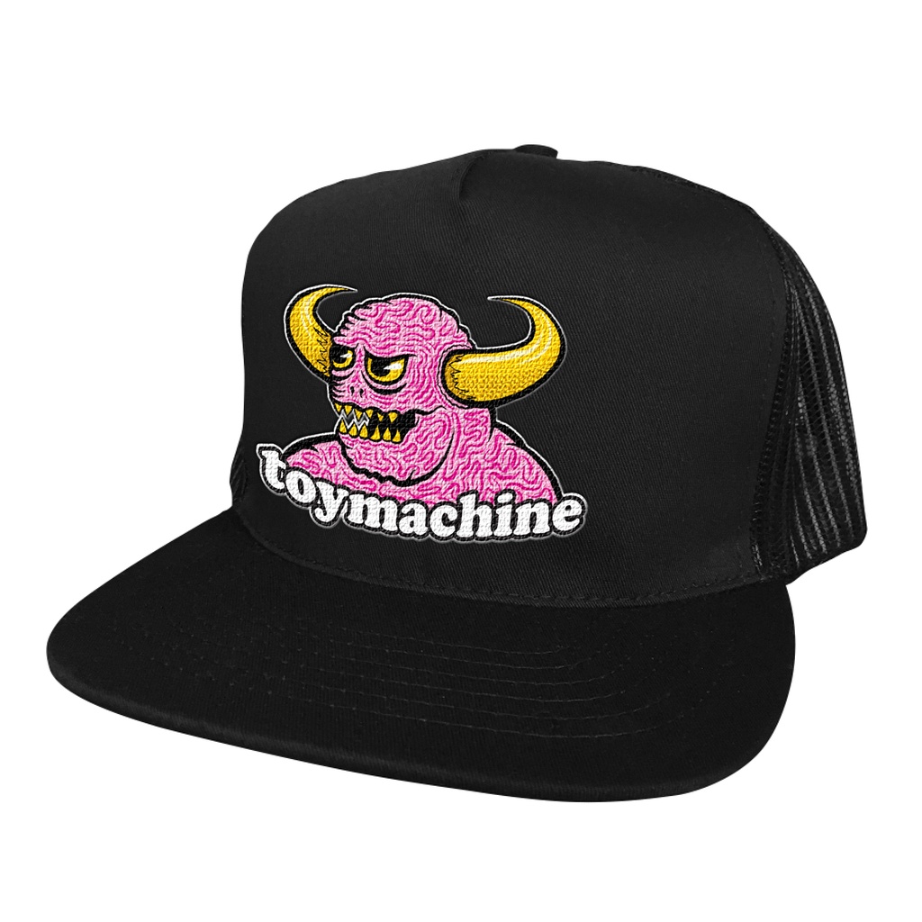TOY MACHINE BRAIN MONSTER MESH HAT BLACK