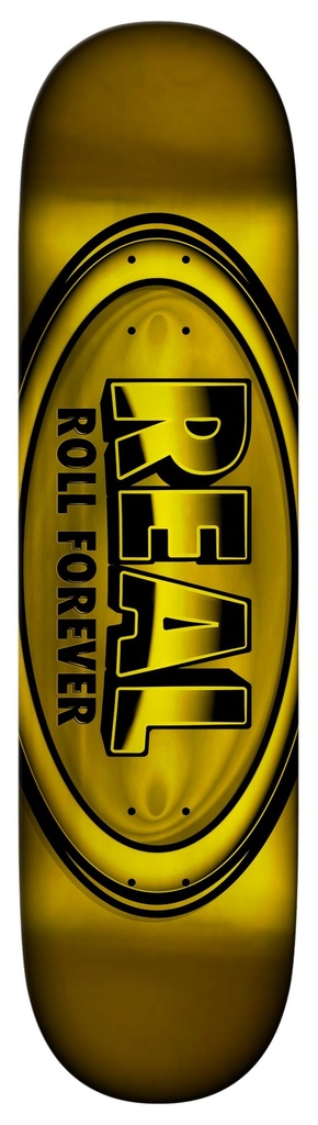 REAL TEAM DBX OVAL YELLOW FOIL DECK 8.38