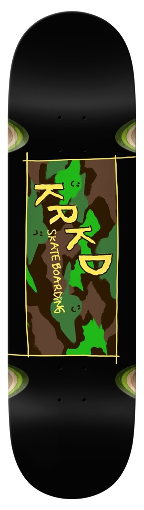 KROOKED TEAM KAMO BLACK DECK 8.25