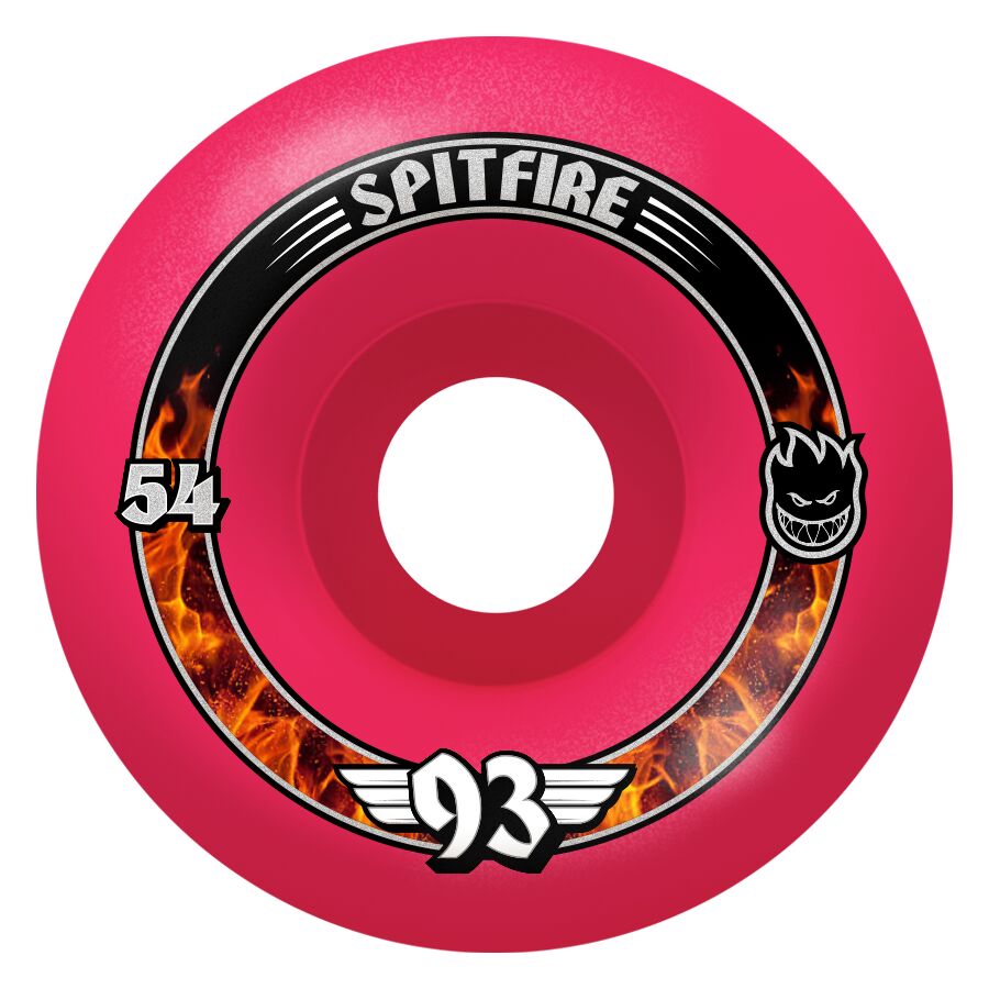 SPITFIRE FORMULA FOUR RADIALS PINK 56MM 93D (Set of 4)