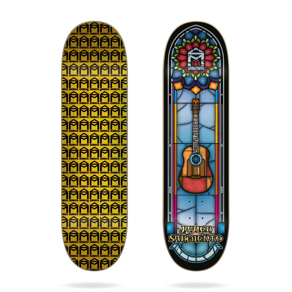 SK8MAFIA SARMIENTO STAINED GLASS DECK 7.75