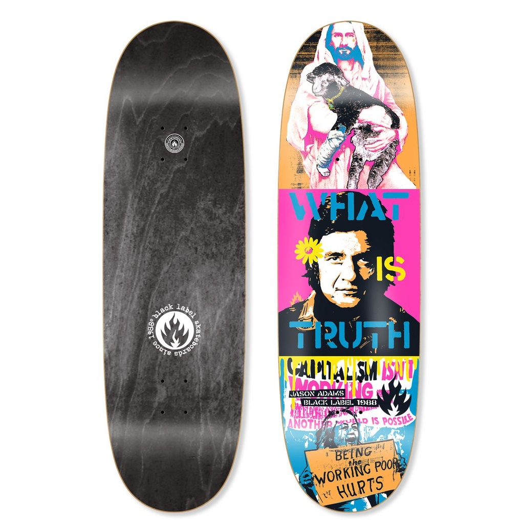 BLACK LABEL JASON ADAMS TRUTH CUSTOM EGG SHAPED DECK 9.5