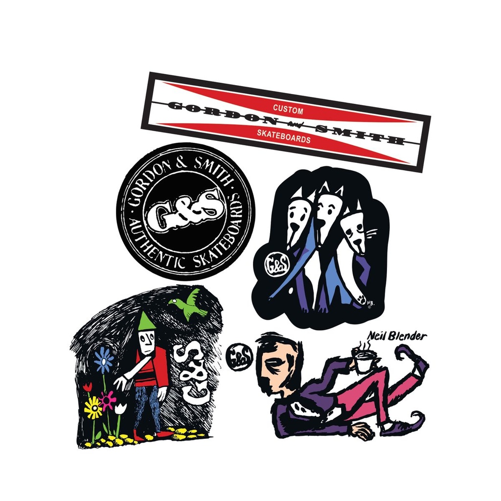 G&S STICKER PACK #1