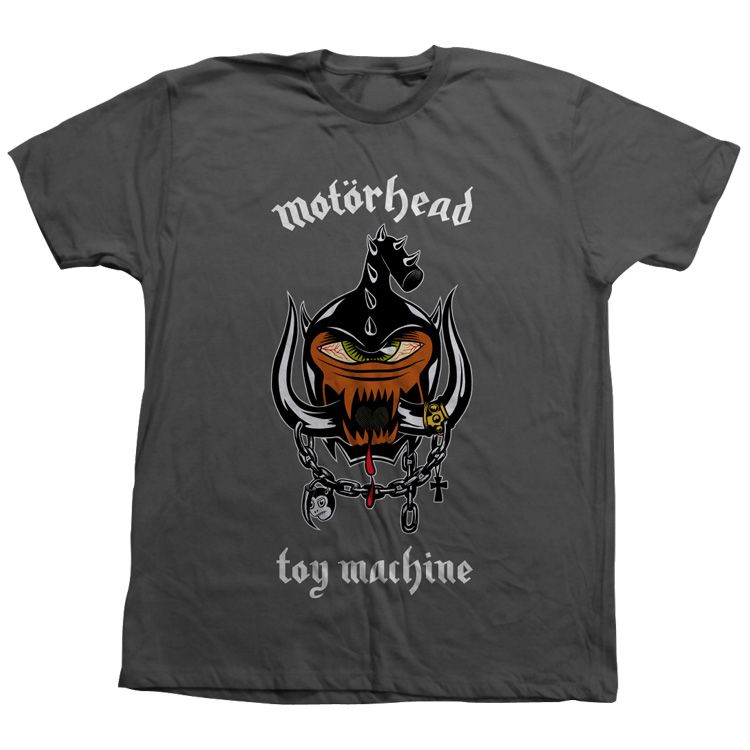 TOY MACHINE X MOTORHEAD CHARCOAL SS XXL