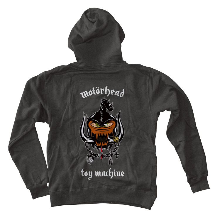 TOY MACHINE X MOTORHEAD CHARCOAL HD/SWT M