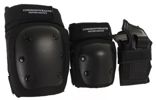 COMMONWEALTH 3 PACK BLACK PAD SET M