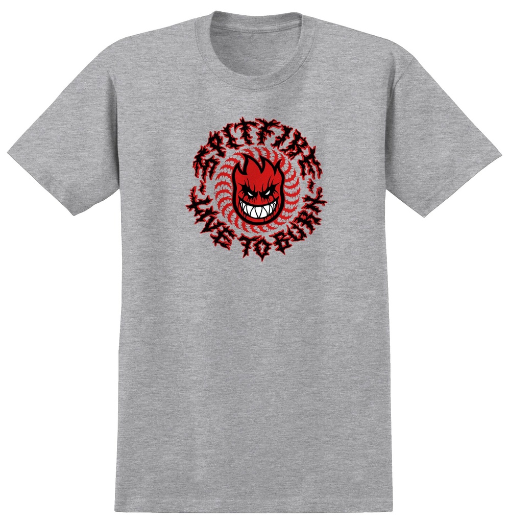 SPITFIRE DEATHMASK CLASSIC HEATHER GREY SS XL