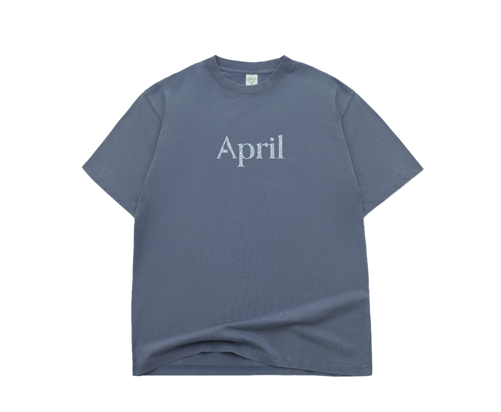 APRIL RHINESTONE SLATE SS M