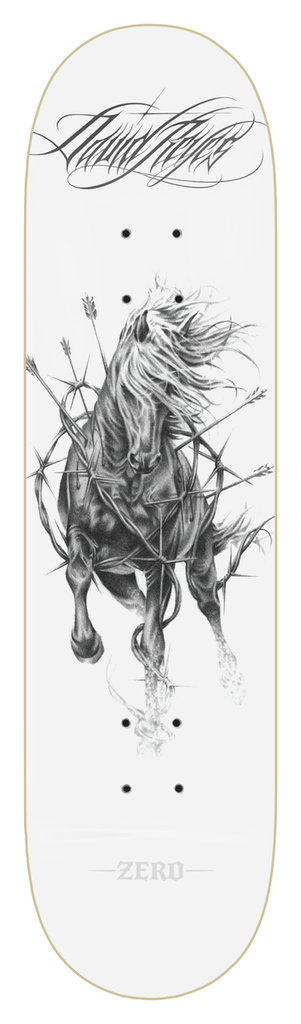 ZERO REYES WILD HEART WHITE DECK 8.25