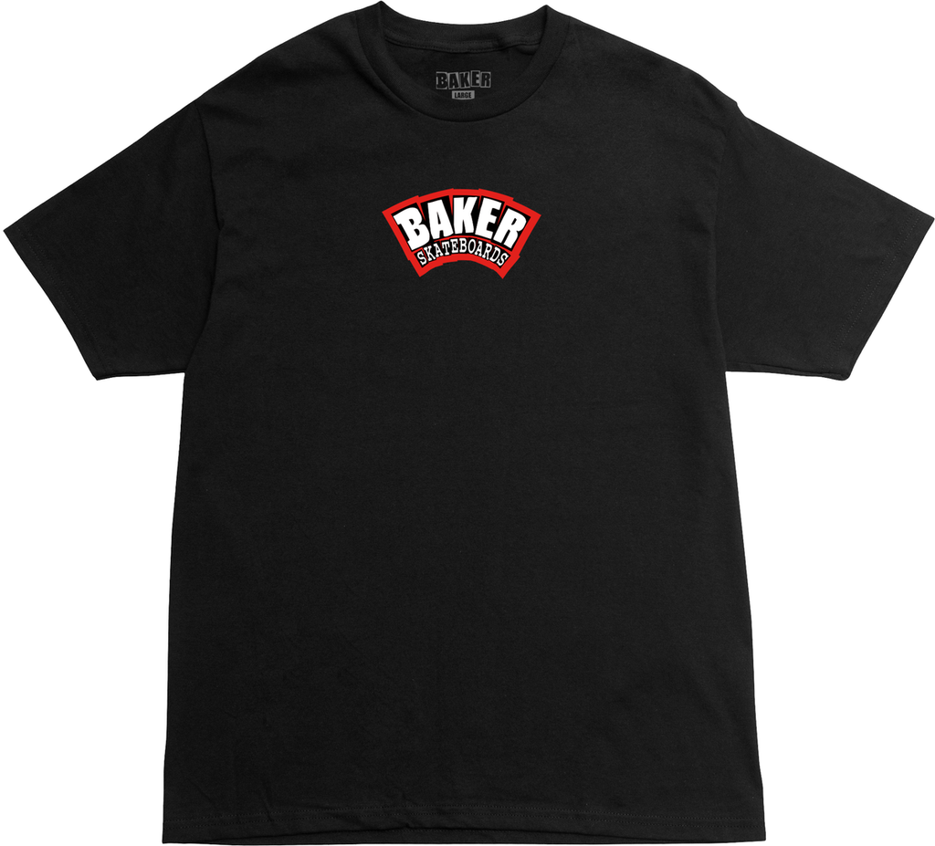 BAKER ARCH LOGO BLACK/RED SS XL