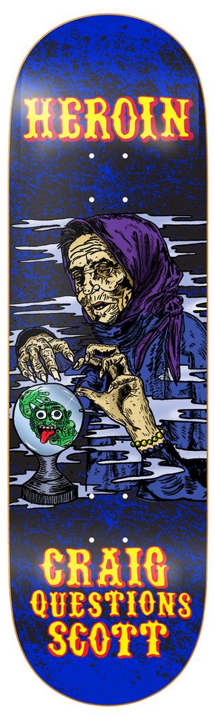 HEROIN CRAIG QUESTIONS KO2 FORTUNE TELLER DECK 9.25