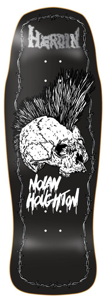 HEROIN NOLAN HOUGHTON KO2 SKULL SHAPED DECK 10.25