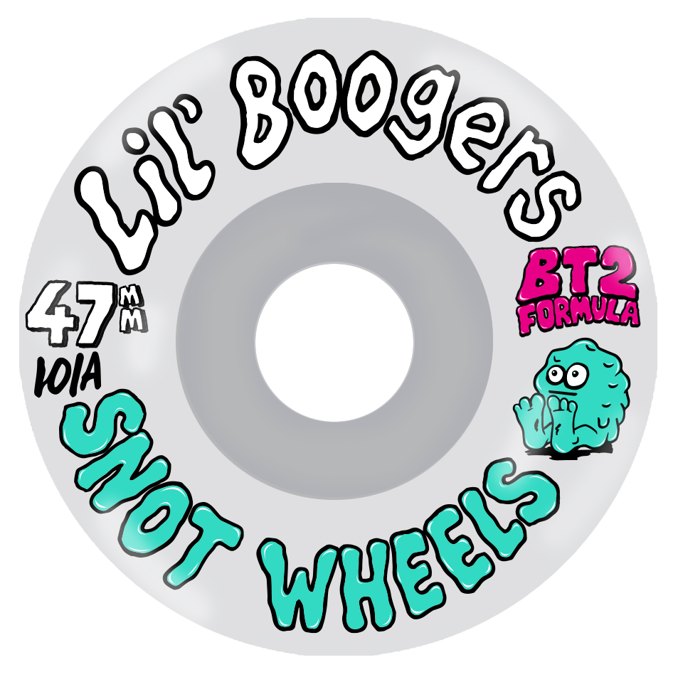 SNOT LIL BOOGERS CONICAL CLEAR 47MM 101A (Set of 4)