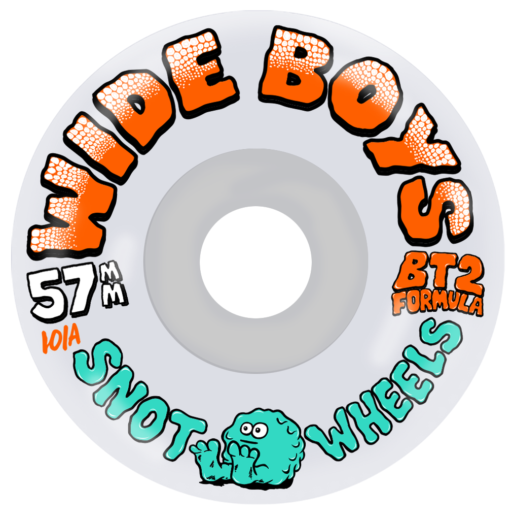 SNOT WIDE BOYS CLEAR/ORANGE 57MM 101A (Set of 4)