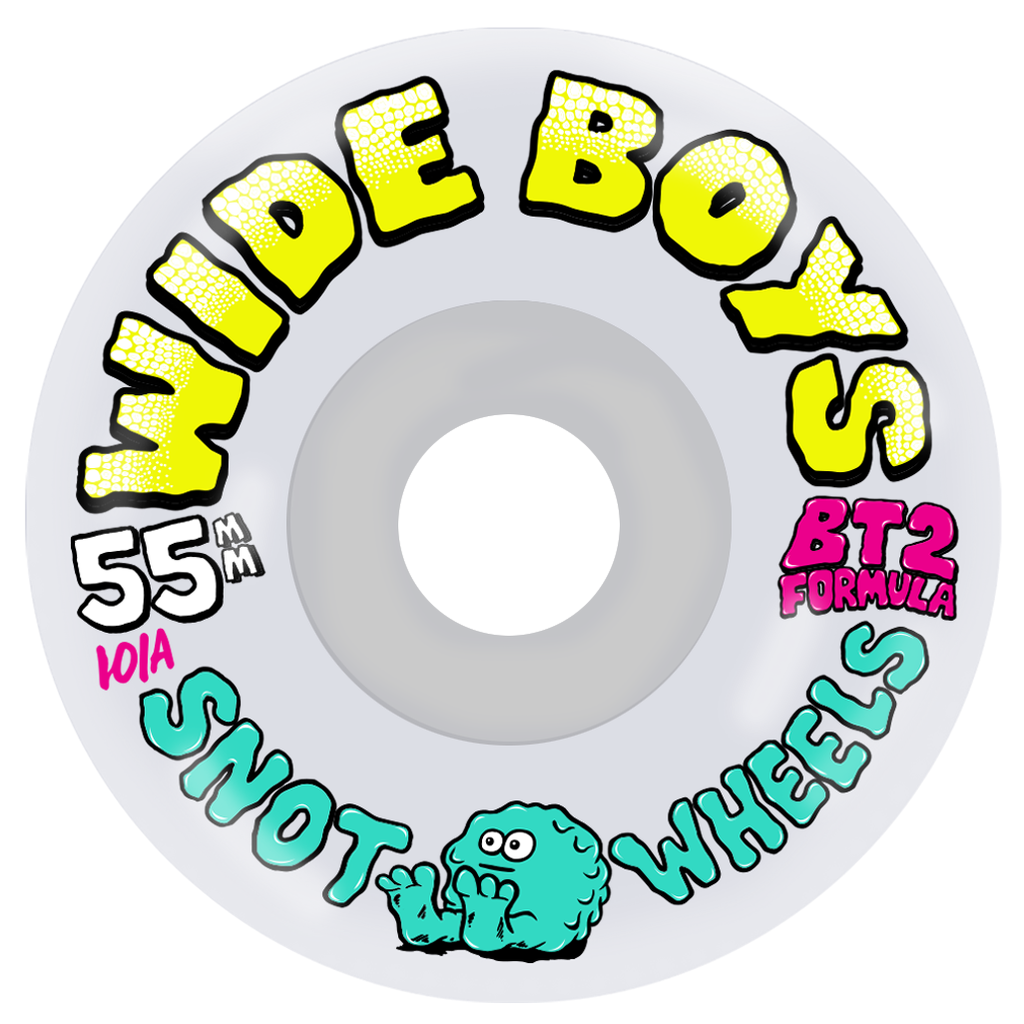 SNOT WIDE BOYS CLEAR/YELLOW 55MM 101A (Set of 4)