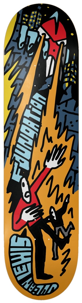 FOUNDATION JULIAN LEWIS ROBOPOCOLYSPE DECK 8.63