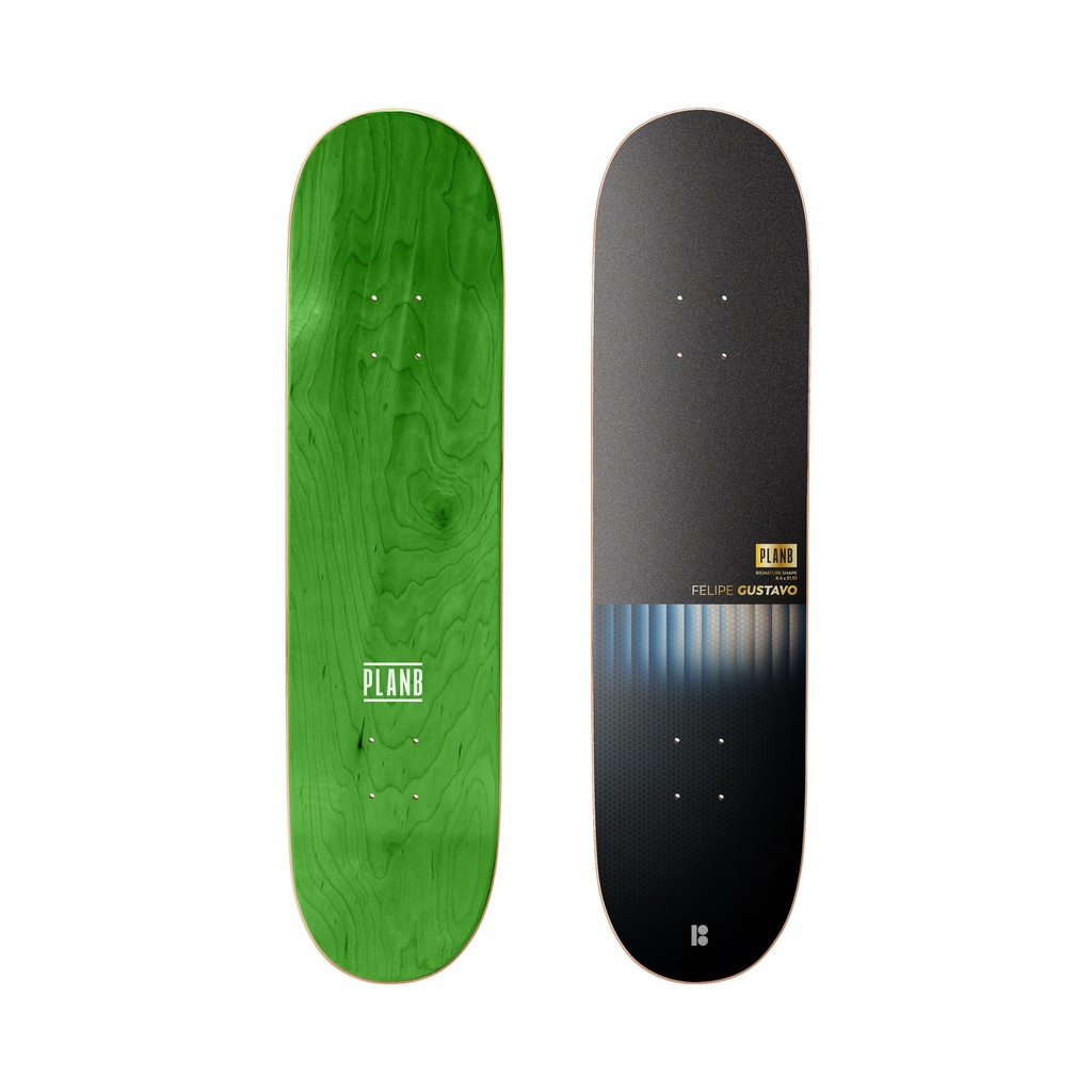 PLAN B GUSTAVO FRACTAL TWIN TAIL DECK 8.375