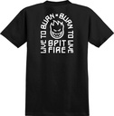 SPITFIRE LTB ARCH II BLACK/WHITE SS M