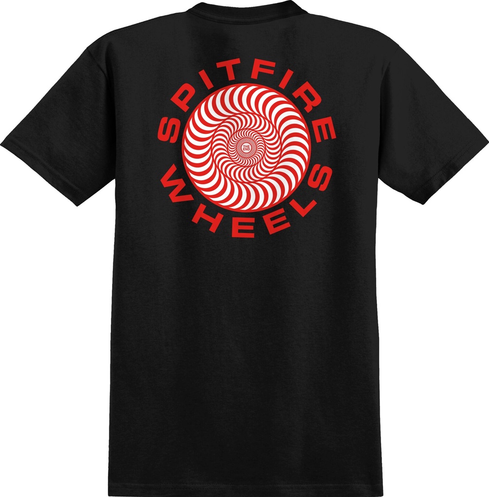 SPITFIRE 87 SWIRL FILL BLACK/RED SS XL