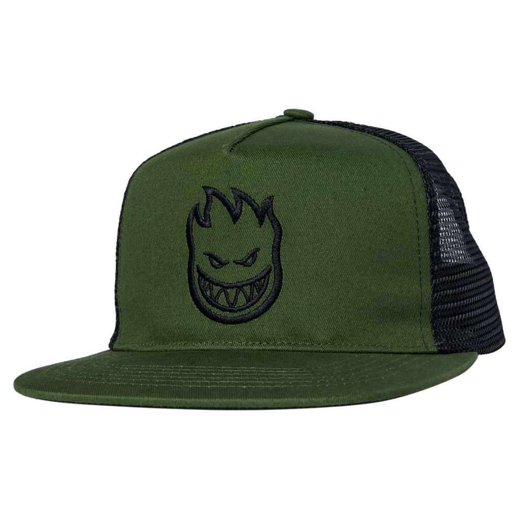SPITFIRE BIGHEAD SNAPBACK TRUCKER TWIL OLIVE