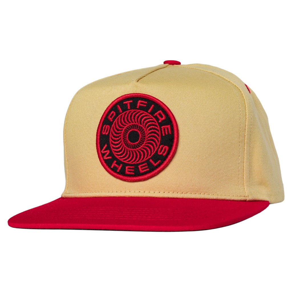 SPITFIRE 87 SWIRL PATCH SNAPBACK TAN