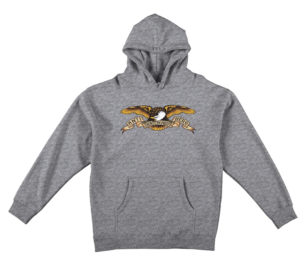 ANTI-HERO EAGLE HEAVYWEIGHT HEATHER GREY HD/SWT L