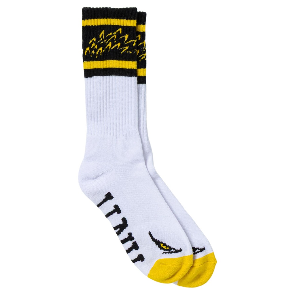ANTI-HERO EAGLE SOCKS WHITE/BLACK/YELLOW