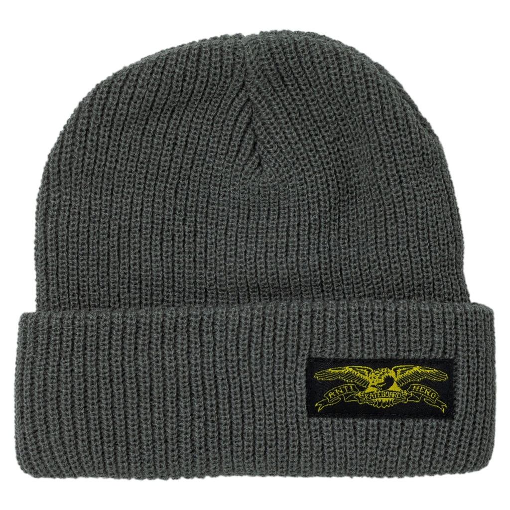 ANTI-HERO STOCK EAGLE LABEL BEANIE CHARCOAL