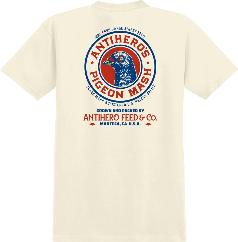 ANTI-HERO PIGEON MASH NATURAL POCKET SS L