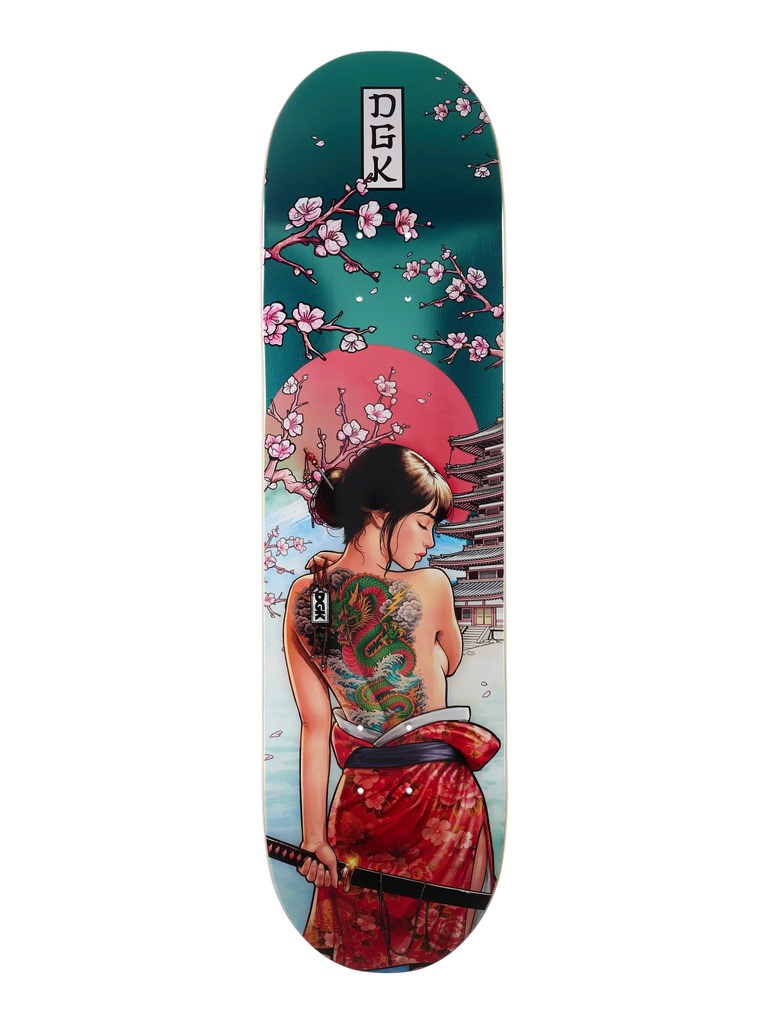 DGK TEAM CRIMSON LOTUS DECK 8.25