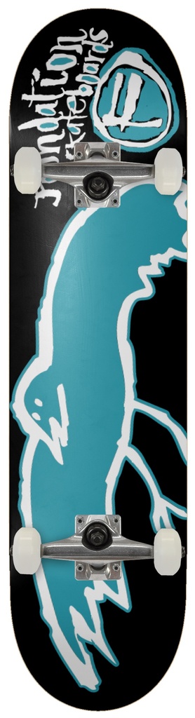 FOUNDATION TEAM F BIRD BLACK DECK 8.5