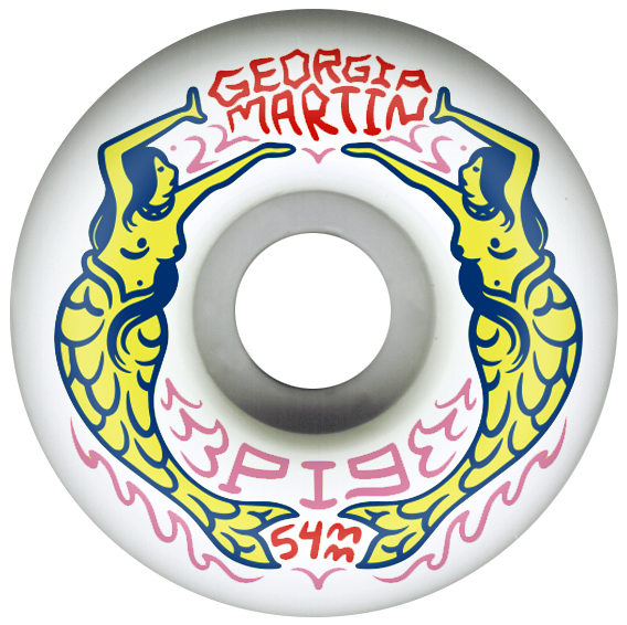 PIG GEORGIA MARTIN MERMAIDS 54MM 99A (Set of 4)