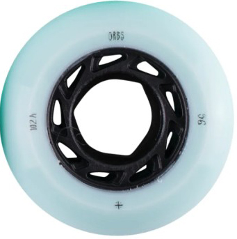 ORBS GHOST LITES LIGHT BLUE/BLACK 56MM 102A (Set of 4)