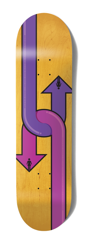GIRL MCCRANK DUAL DIRECTIONAL TWIN TAIL DECK 8.5