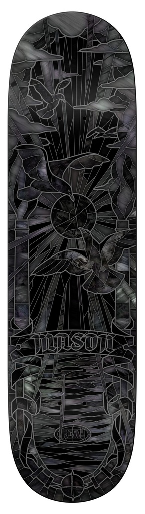 REAL MASON BLACK SUNDAY CATHEDRAL DECK 8.25
