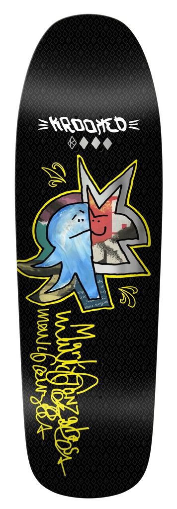 KROOKED GONZ SIG SHAPED DECK 9.81