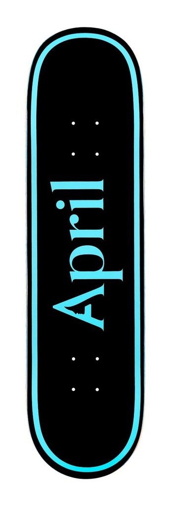 APRIL TEAM OG LOGO BLUE/BLACK DECK 8.75