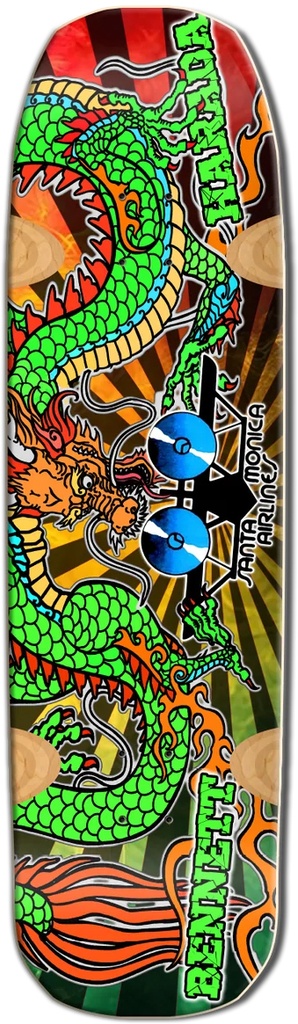 SMA BENNETT HARADA DRAGON SHAPED DECK 9.00 X 33.00