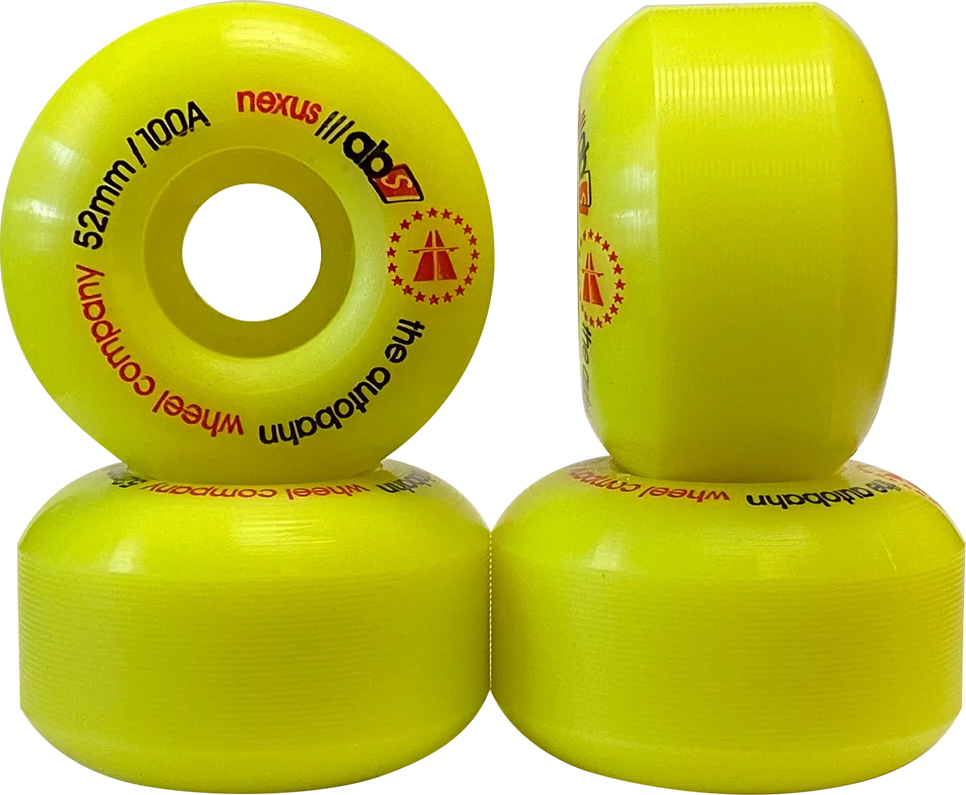 AUTOBAHN NEXUS NEON YELLOW 52MM 100A (Set of 4)