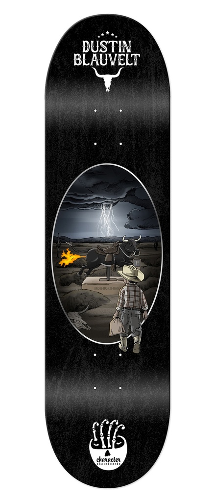 CHARACTER DUSTIN BLAUVELT IRON HORN HANK DECK 8.50