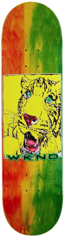 WKND TEAM TIGER TIE DYE DECK 8.50